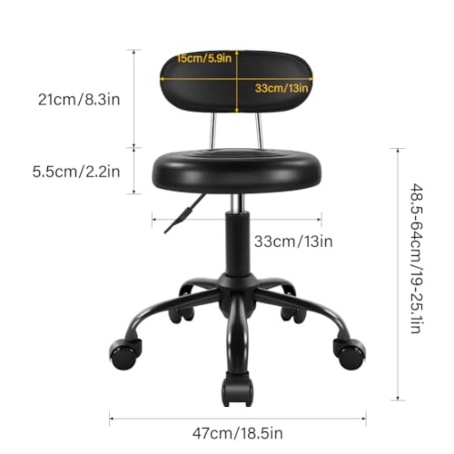 Rolling Stool with Wheels Swiv – Spa & Wellness Hotel Diamond Ustroń recenzja i cena