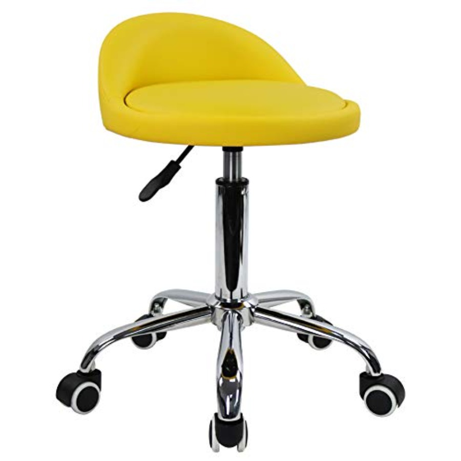 PU Leather Round Rolling Stool – Spa & Wellness Hotel Diamond Ustroń recenzja i cena