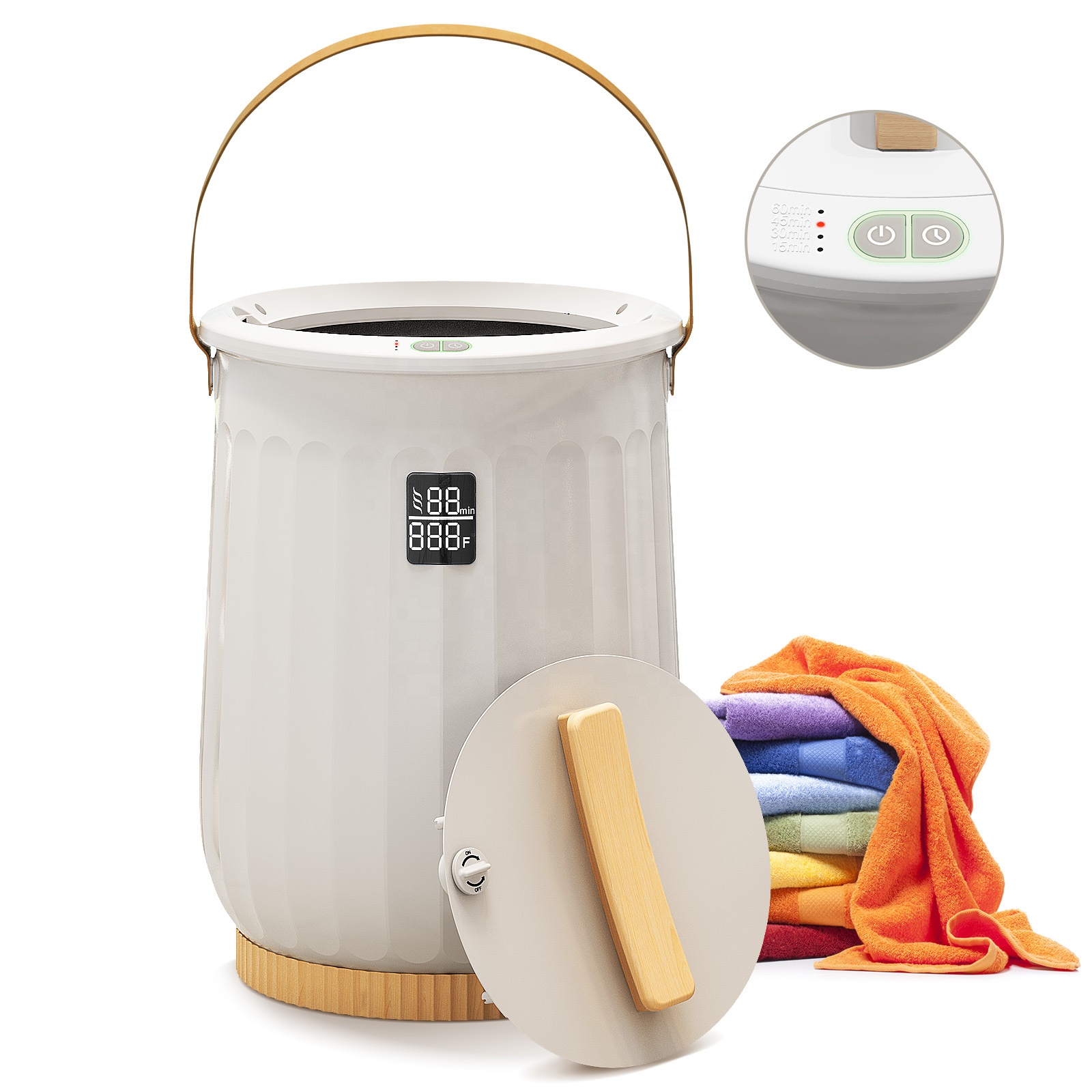 20L Towel Warmer Bucket with T – Spa & Wellness Hotel Diamond Ustroń recenzja i cena