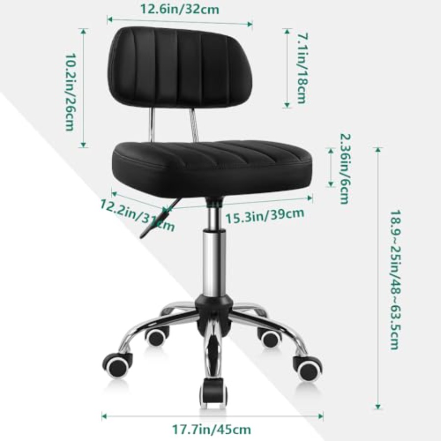 Square Swivel Stool with Wheel – Spa & Wellness Hotel Diamond Ustroń recenzja i cena