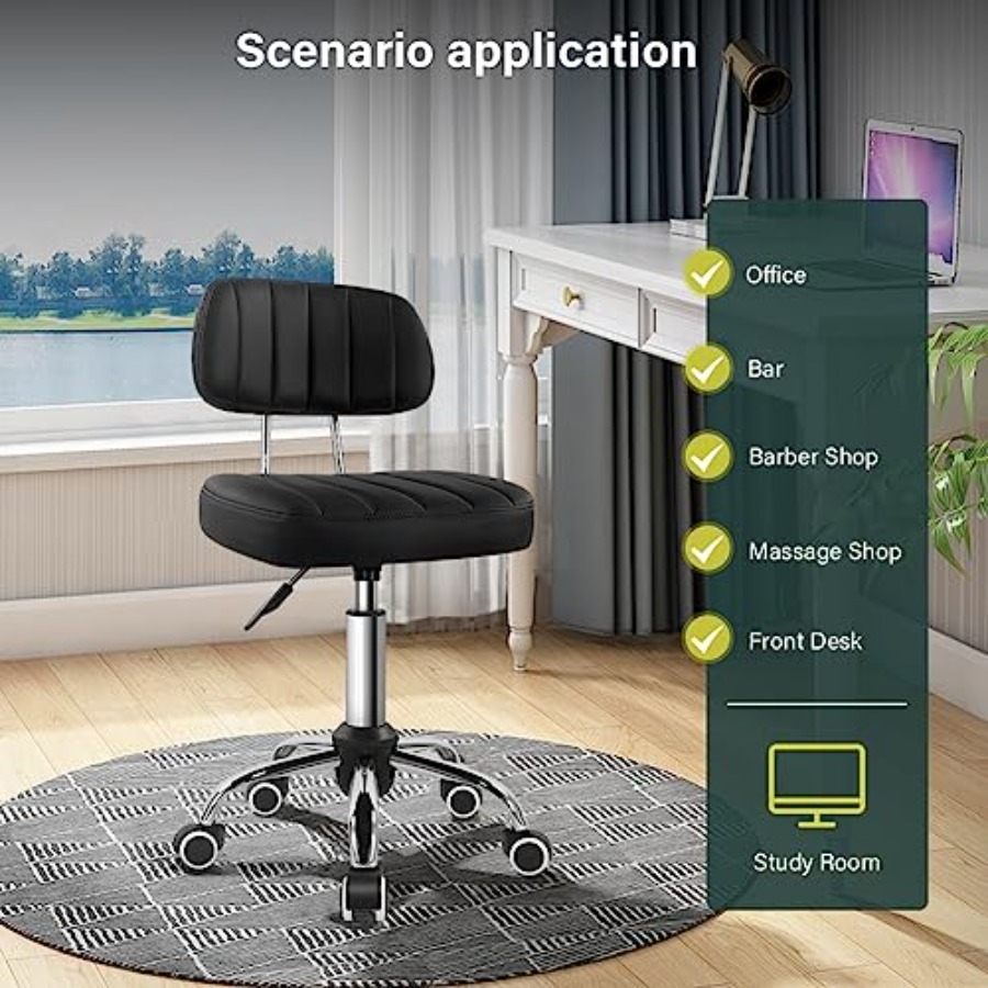 Square Swivel Stool with Wheel – Spa & Wellness Hotel Diamond Ustroń recenzja i cena