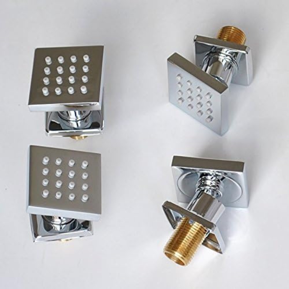 4 Pcs Square Solid Brass Showe – Spa & Wellness Hotel Diamond Ustroń recenzja i cena