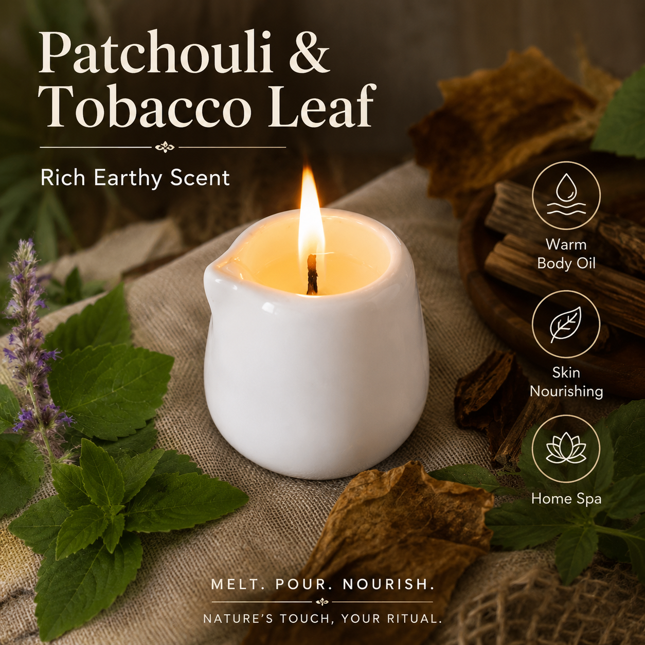 Ceramic Massage Oil Candle Pat – Massage Candle Melting recenzja i cena
