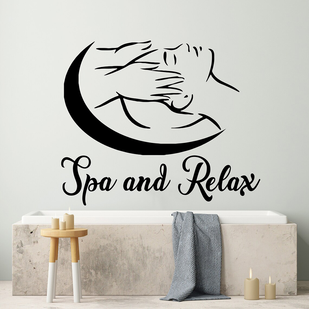 SPA Beauty Salon Wall Decals S – Spa Wellness And Beauty recenzja i cena