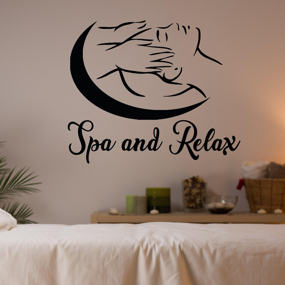 SPA Beauty Salon Wall Decals S – Spa Wellness And Beauty recenzja i cena