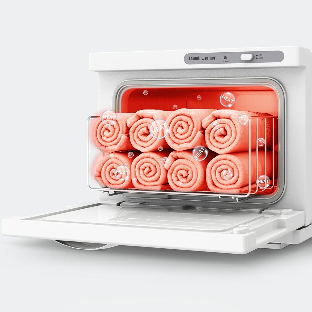 Compact 8L White Towel Warmer  – Spa & Wellness Hotel Diamond Ustroń recenzja i cena