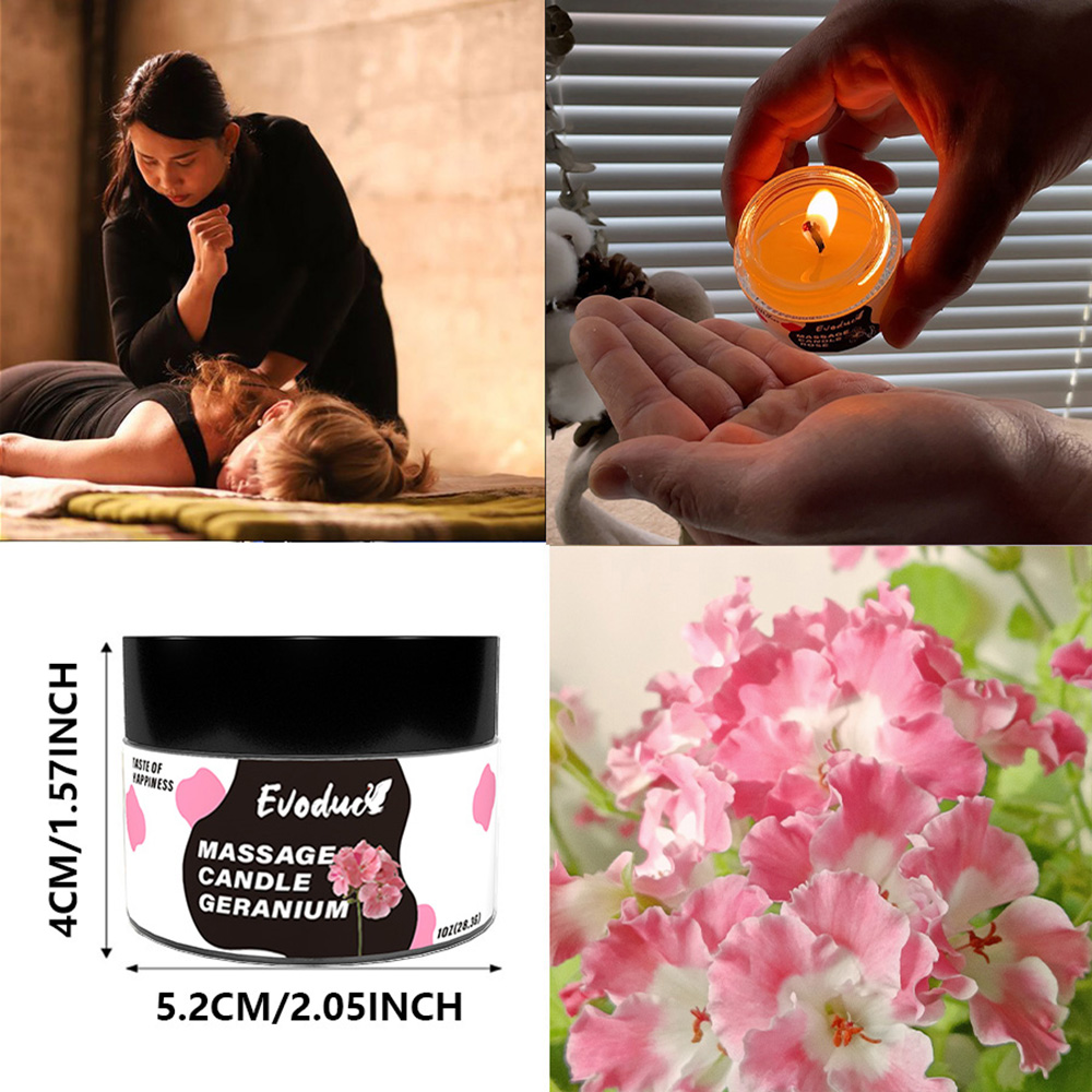 Massage Oil Candle Geranium So – Massage Candle Melting recenzja i cena