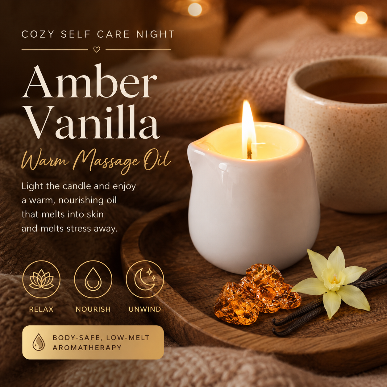 Ceramic Massage Oil Candle Amb – Massage Candle Melting recenzja i cena