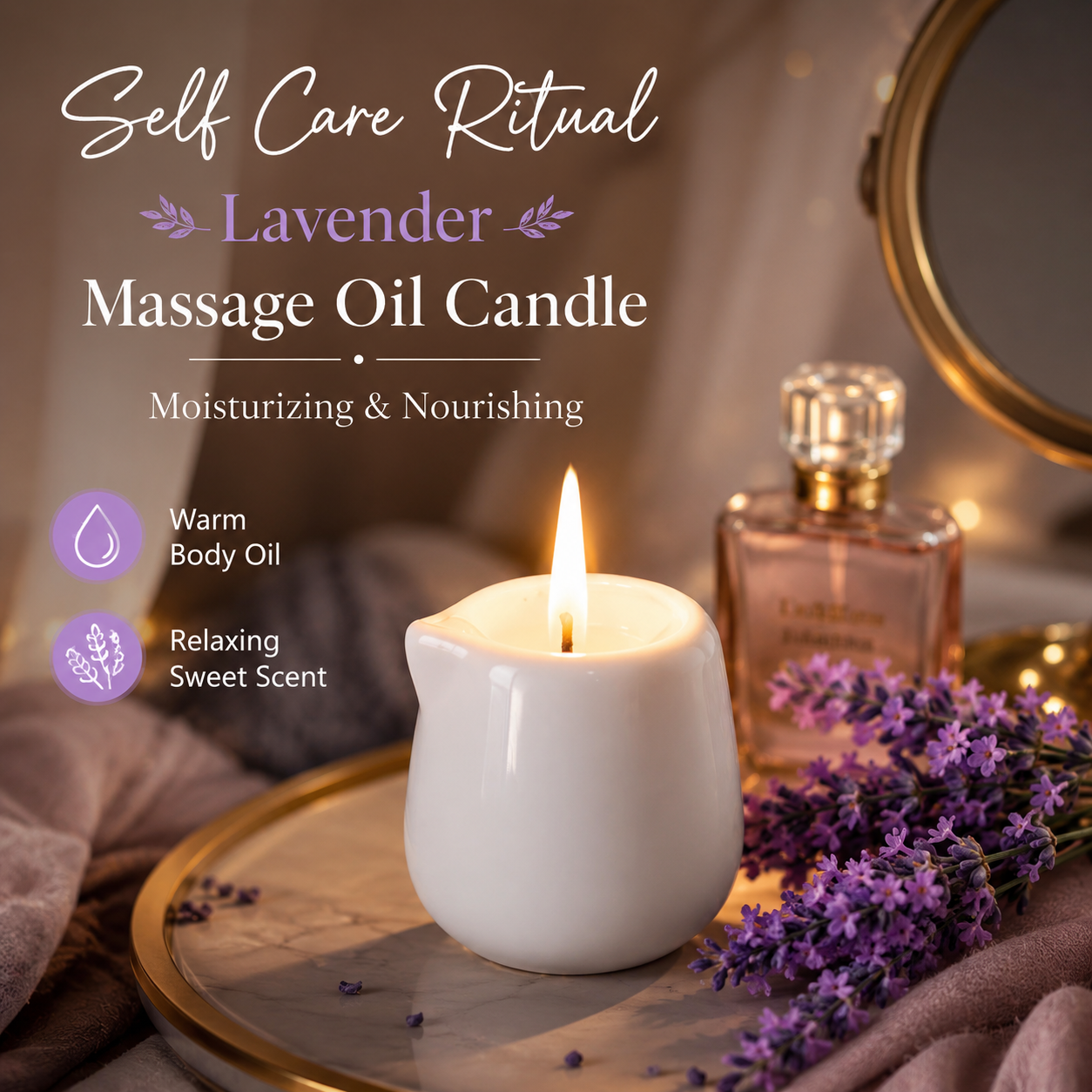 Ceramic Massage Oil Candle Lav – Massage Candle Melting recenzja i cena