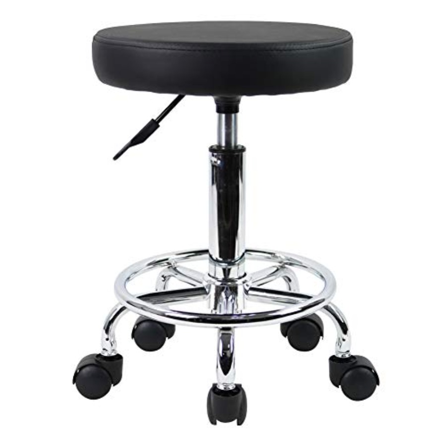PU Leather Round Rolling Stool – Spa & Wellness Hotel Diamond Ustroń recenzja i cena
