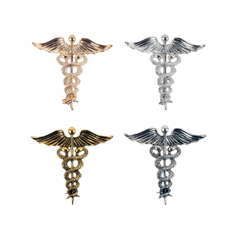 Medical Caduceus Brooch Snake  – Medical Wellness & Spa Werona recenzja i cena