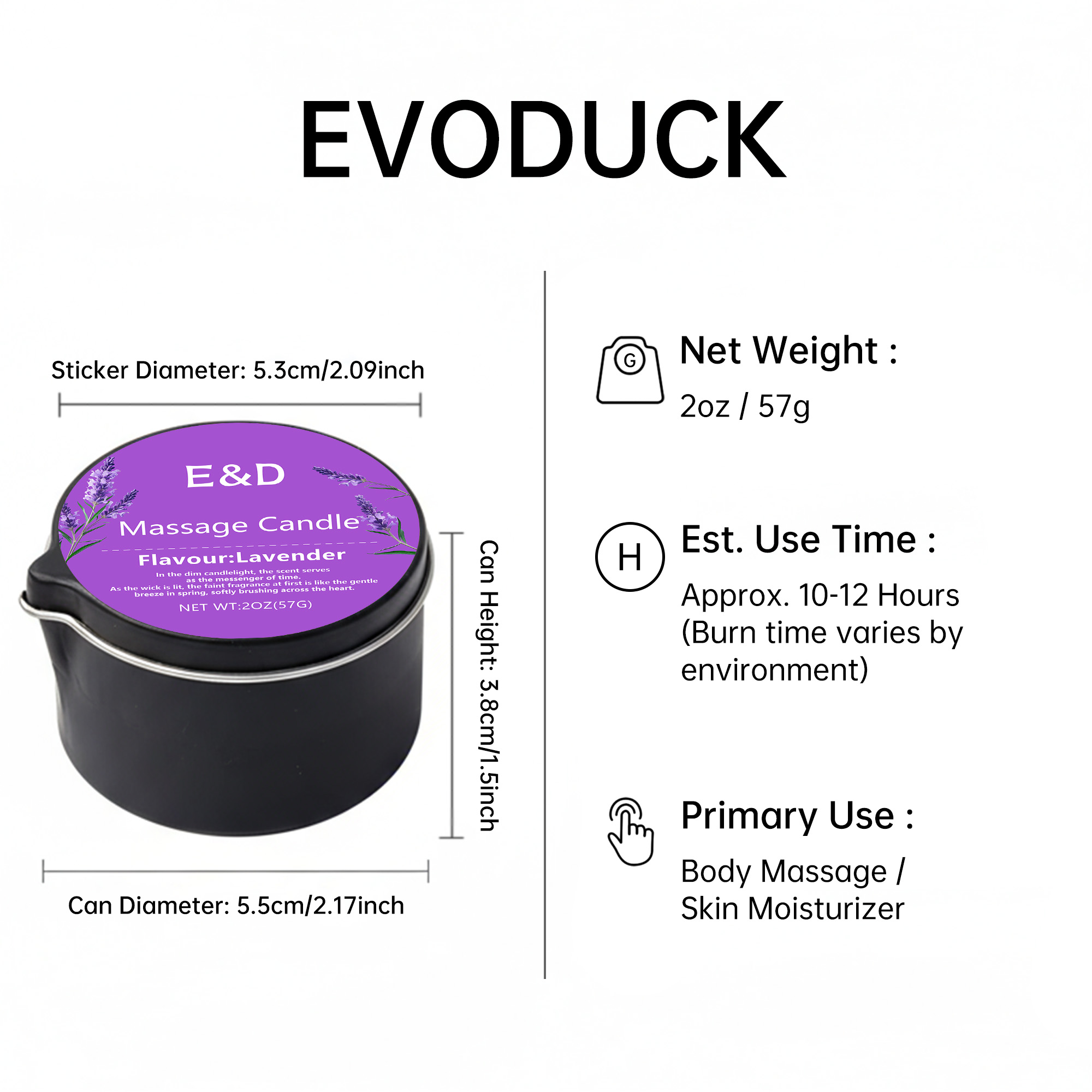 Lavender Massage Oil Candle 2o – Massage Candle Melting recenzja i cena