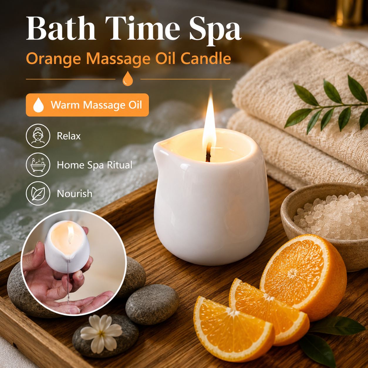 Ceramic Massage Oil Candle Ora – Massage Candle Melting recenzja i cena