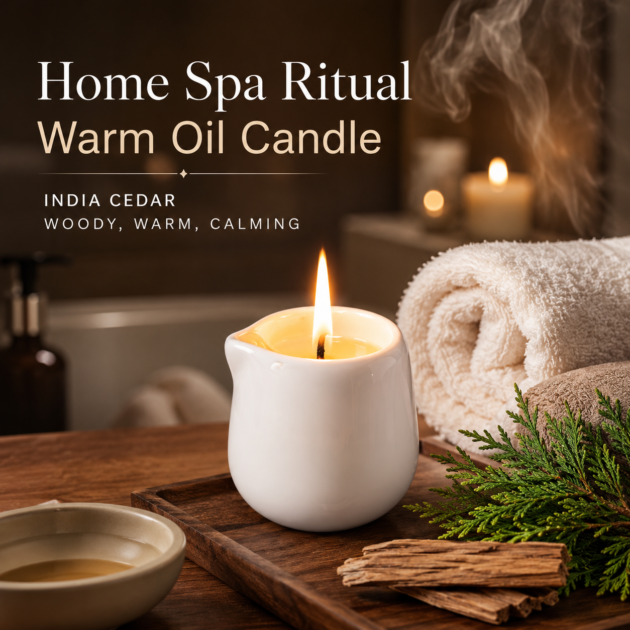 Ceramic Massage Oil Candle Ind – Massage Candle Melting recenzja i cena