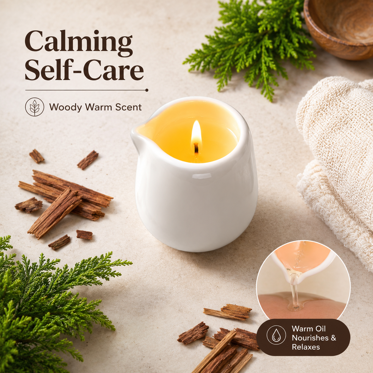 Ceramic Massage Oil Candle Ind – Massage Candle Melting recenzja i cena